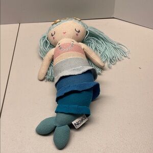 Nojo Sugar Reef Mermaid Stuffed Animal Kids Gift Doll Adorable Knit Toy